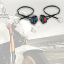Pair DC 12V Motorcycle 7/8" Handlebar Horn Turn Signals Electrical Start Switch
