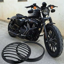 Black Motorcycle 5" Headlight Grill Bezel Cover Headlight Bezel For