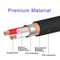 5Pcs 3 Pin XLR Male to Female Cable for Speaker Microphone Amplifier 0.6m