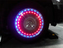 Auto Car Bikes LED Flash Solar Wheel Tire Tyre Valve Cap Light coratio