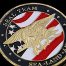 Souvenir Coin US Sea Land Air Seals Team Coin Navy Military Challenge Coin TEUS