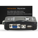 Usb 2.0 Kvm Switch 2 Port Usb Switcher 1920*1440 Vga Svga Switch Splitter B V9O4