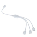 1 Pcs 4PIN 1to3 Splitter Female Connection Cable for RGB/RGBW LED Strip Light3C