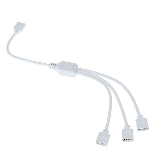 1 Pcs 4PIN 1to3 Splitter Female Connection Cable for RGB/RGBW LED Strip Light3C