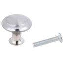 10pcs Round Cabinet Stainless Steel Drawer Knobs Cupboard Pull Handles  Z