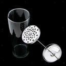 2pcs Disinfection Jar Glass Sanitizing Jar for Barber Manicure Nail Art Tools