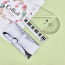Ruler Straight Plastic Set Drawing Marking for Kids School Quality Supplies Tool