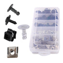 60pcs Engine Protection Pan Hardware Kit Pin Clip Nuts fit for Audi A4 VW Passat
