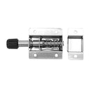 Stainless Steel Spring Loaded Push Button 6 cm long Gate Door Lock Trap Y1P1