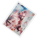 1 Panel Abstract Unframed Picture Wall Picture Art Painting - Girl & Wolf 02