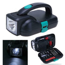 Portable Home Car Alloy Steel Repairing Tool Combination Kit with LED Light