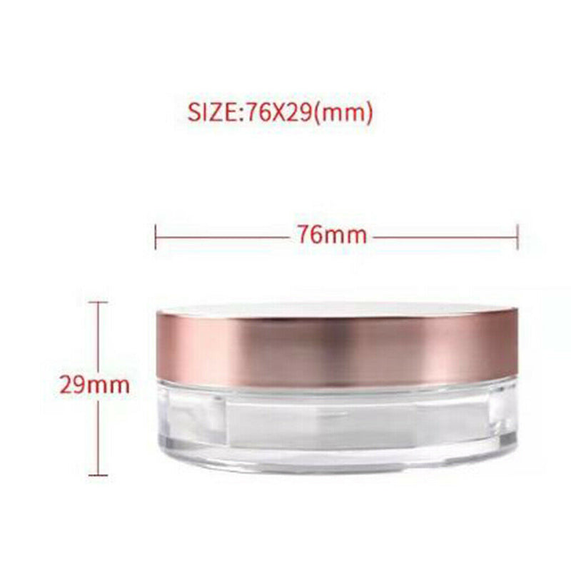 20g Travel Mini Setting Powder Case DIY Round Cosmetic Glitter Container Box Jar