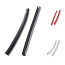 2Pieces Longboard Protective Strip Outdoor Skateboarding Accessories Black