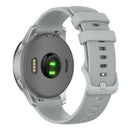 18mm Silicone Wristbands Strap Belt w/Buckle for Garmin Vivomove 4S (Grey) A