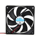 2pcs 120mm 120x25mm 12V 4 Pin DC Brushless PC Computer Case Cooling Cooler Fan