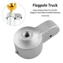 Pulley Assembly Wear Resistance Hardware Flagpole Truck For 2in Pole Home