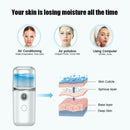 Ultrasonic Facial Scrubber Cleaner Face Skin Peeling Clean+30ml Facial Sprayer