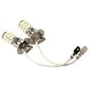 2 Pcs Fog Lights High Power Constant Current H3 Car LED Light White 28 Lamp