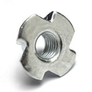 50pcs M8 metal Captive T Nuts Pronged Tee Blind Nuts Metric