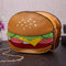 Woman Cupcake PU Chain Bag Popcorn Fries Crossbody Messenger Bag (Hamburger