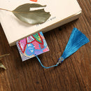 Irregular Rhinestone Diamond Painting Flower Animal Cross Stitch Bookmark