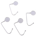 4 Pieces Christmas Stocking Holders Mantle Hooks Hanger Christmas Stocking A Nw