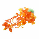 Orange Artificial Plant Plastic Aquarium Decoration