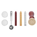 Wax Seal Stamps Wooden Handle Sealing Wax  Letter Decoration (Love Wedding) A