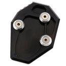 Black Side Stand Enlarge Kickstand Extension Pad For YAMAHA MT-07 14-15