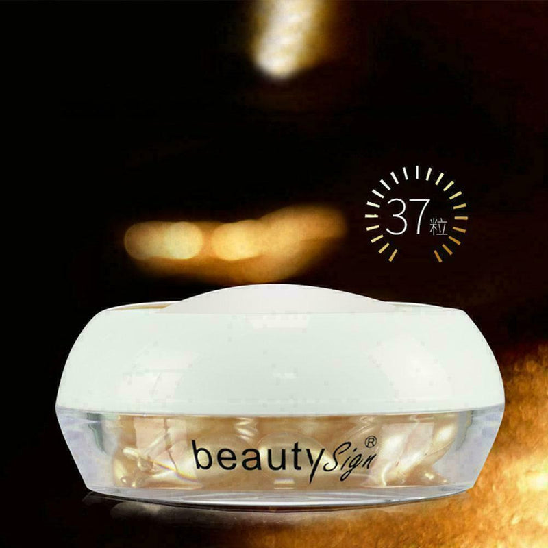 37Pcs Face Serum Capsules Reducing Fine Lines Skin Brightening Hydrating Li C6Y1
