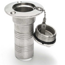 Stainless Steel 316 Boat Deck Gas Filler w/ Keyness Cap for Boats - 50mm 2 inch