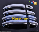 Triple Chrome vehicle Door Handle Covers Trim Cap fit for Escape Kuga 2013-2014
