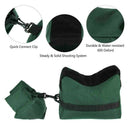 Portable Sport Front Rear Rest Bag Set Unfilled Stand F9C7