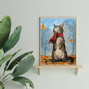 DIY Digital Painting By Numbers Kit Cat Canvas Picture Home Living Room Art