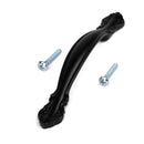 2x  Matte Black Cabinet Door Handle Drawer Closet Dresser Bin Pull Knob Hardware