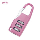 Security 3 Digit Combination Mini Travel Suitcase Luggage Bag Small Code Lock J8
