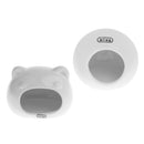 2 pcs Ceramic Hamster Hideout Nest House Toys Home Bath for Small Animals