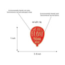 Cartoon Letters Brooch Fashion Red Balloon Pins Badge Backpack Jacket Gift