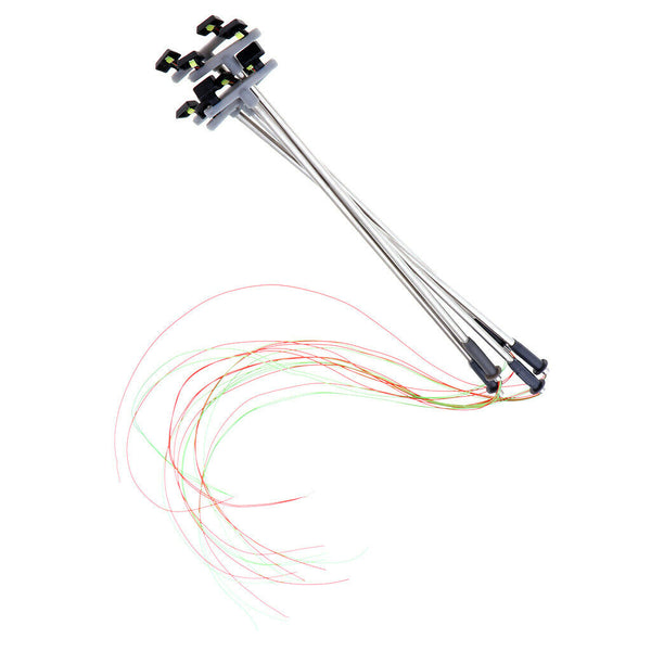 5pcs Metal Pole Street Lights - OO/HO Gauge - Train Railroad Diorama Scenics B