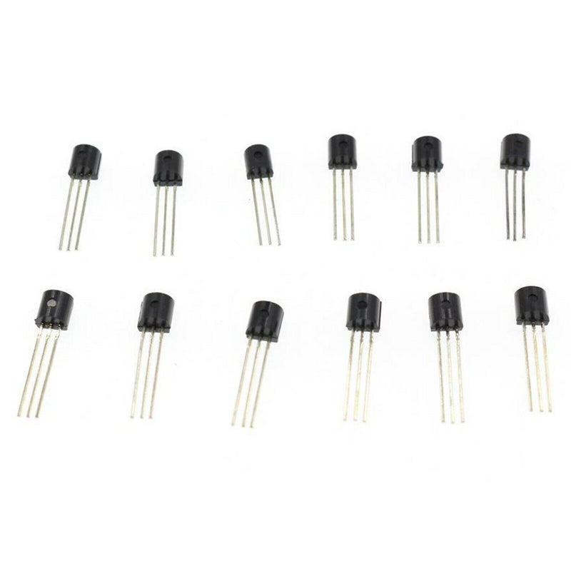 200x TO-92 NPN PNP Power General Purpose Transistor Assortment Storage Box