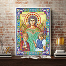 5D DIY Special Shaped Diamond Painting Religious Cross Stitch Kit Decor
