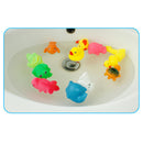 13Pcs Cute Soft Rubber Float Sqeeze Sound Baby Wash Bath Play Animals Toys