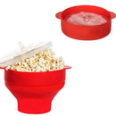 Popcorn Microwave Silicone Foldable Red Kitchen Easy Tools Diy Popcorn Buck