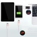 10 in 1 Digital DC USB Tester Current Voltage Charger Voltmeter (White) A