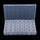 28 Grids Sheer Jewelry Nail Tip Mini Things Contianer Small Items Organizer