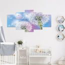 5pcs 5D DIY Full Drill Diamond Painting Dandelion Cross Stitch Mosaic Kit