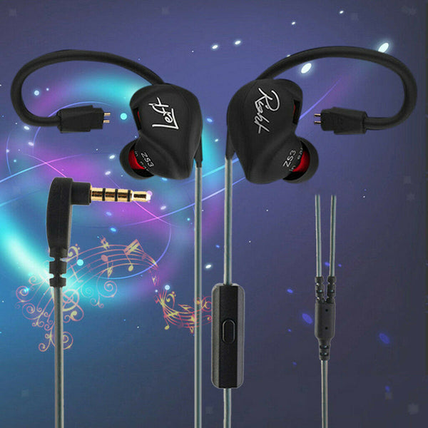 KZ-ZS3 Sport Headphone Earphone Music Stereo HIFI Earbuds Headsets