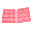 Pink 28 in 1 Game Memory Card Micro-SD Case Holder for Nintend NDS NDSi LL