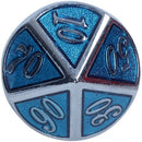 Rpg Dice Metal Dnd Polyhedral Sets Dados Dungeons And Dragons Aluminum Blue P8I1