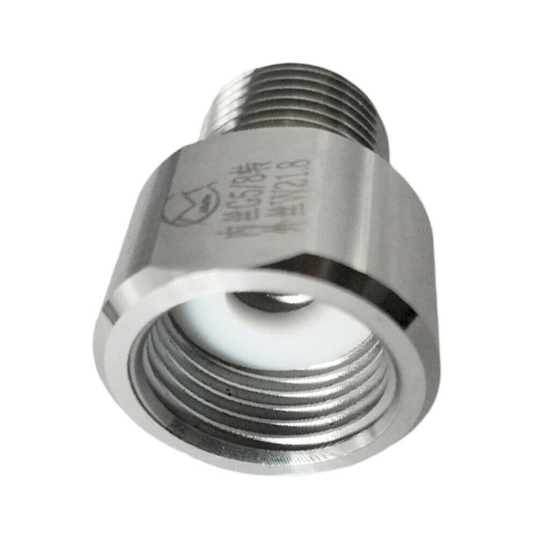 2pcs Aquarium Tank Cylinder Adapter Converter for Co2 Regulator (G5/8 to W21.8